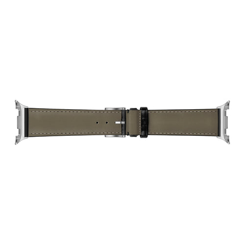 Samsung Galaxy Watch 8 Classic leather crocodile band (zwart)