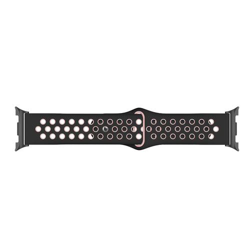 Samsung Galaxy Watch 8 - 44mm Sportarmband (Schwarz/Rosa)