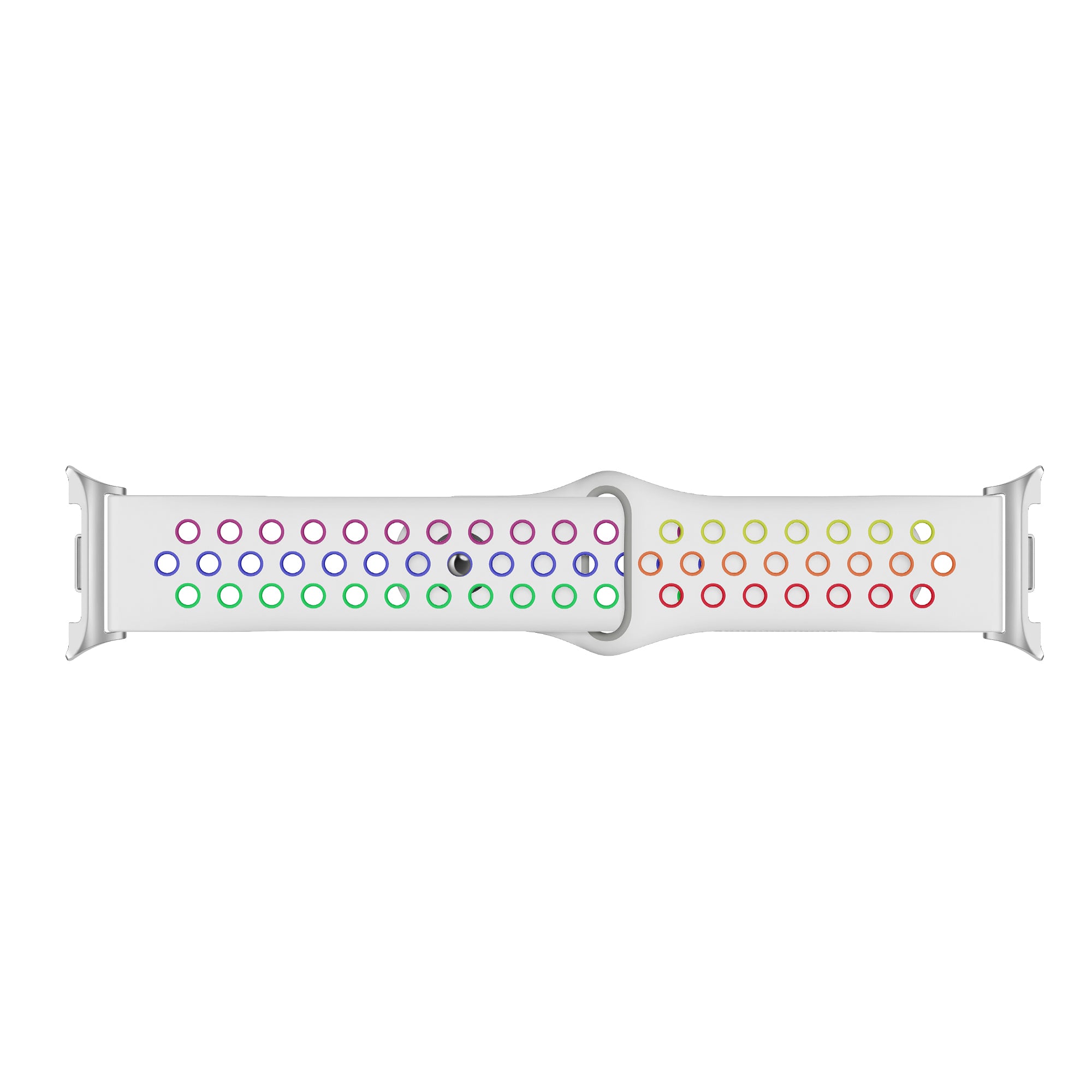 Samsung Galaxy Watch 8 - 44mm Sportarmband ( Weiß/Mehrfarbig)