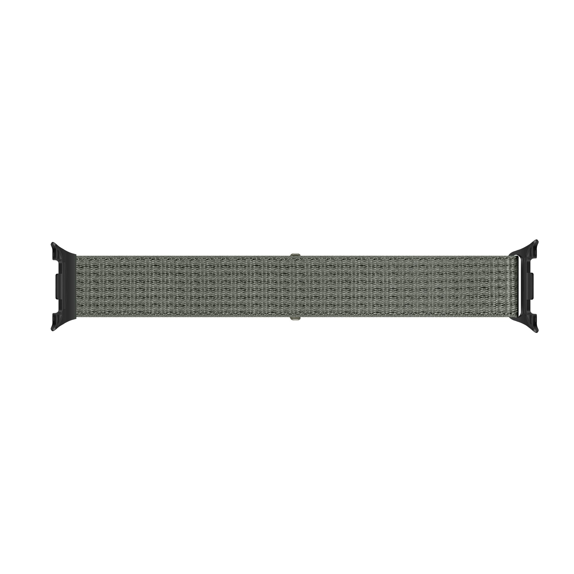 Bracelet nylon Samsung Galaxy Watch 8 - 40mm (gris-vert)