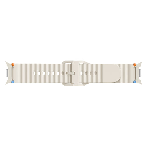 Samsung Galaxy Watch 8 - 44mm Wave Silikonarmband (Polarstern)