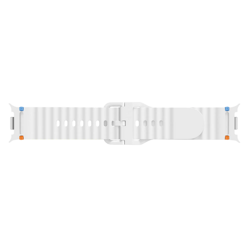 Samsung Galaxy Watch 8 - 40mm Wave Silicone Strap (White)