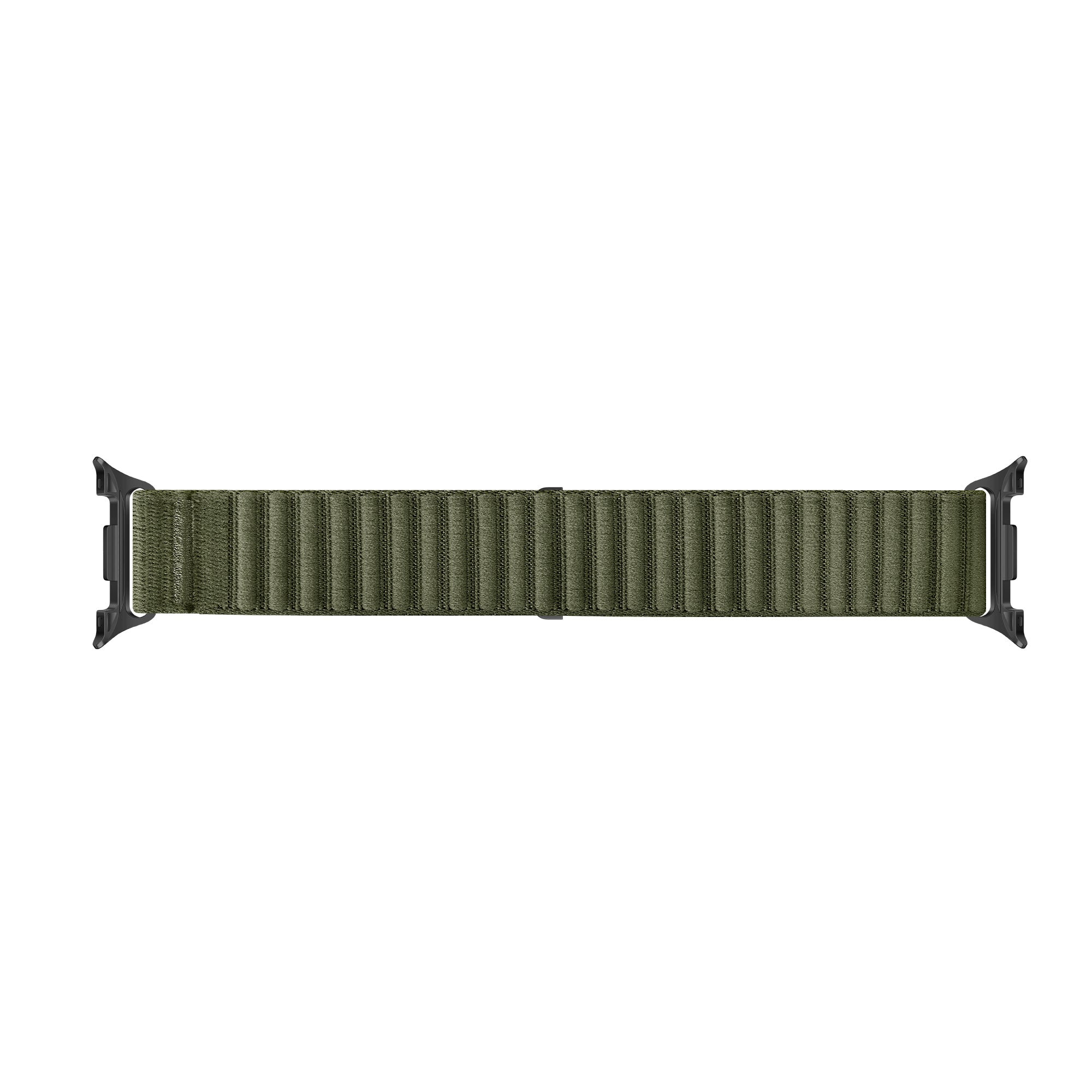 Bracelet nylon Wave Samsung Galaxy Watch 8 Classic (vert foncé)