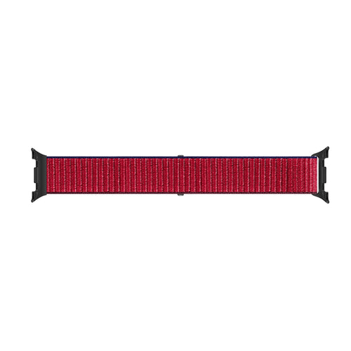Correa nylon Samsung Galaxy Watch 8 - 40mm (rojo mix)