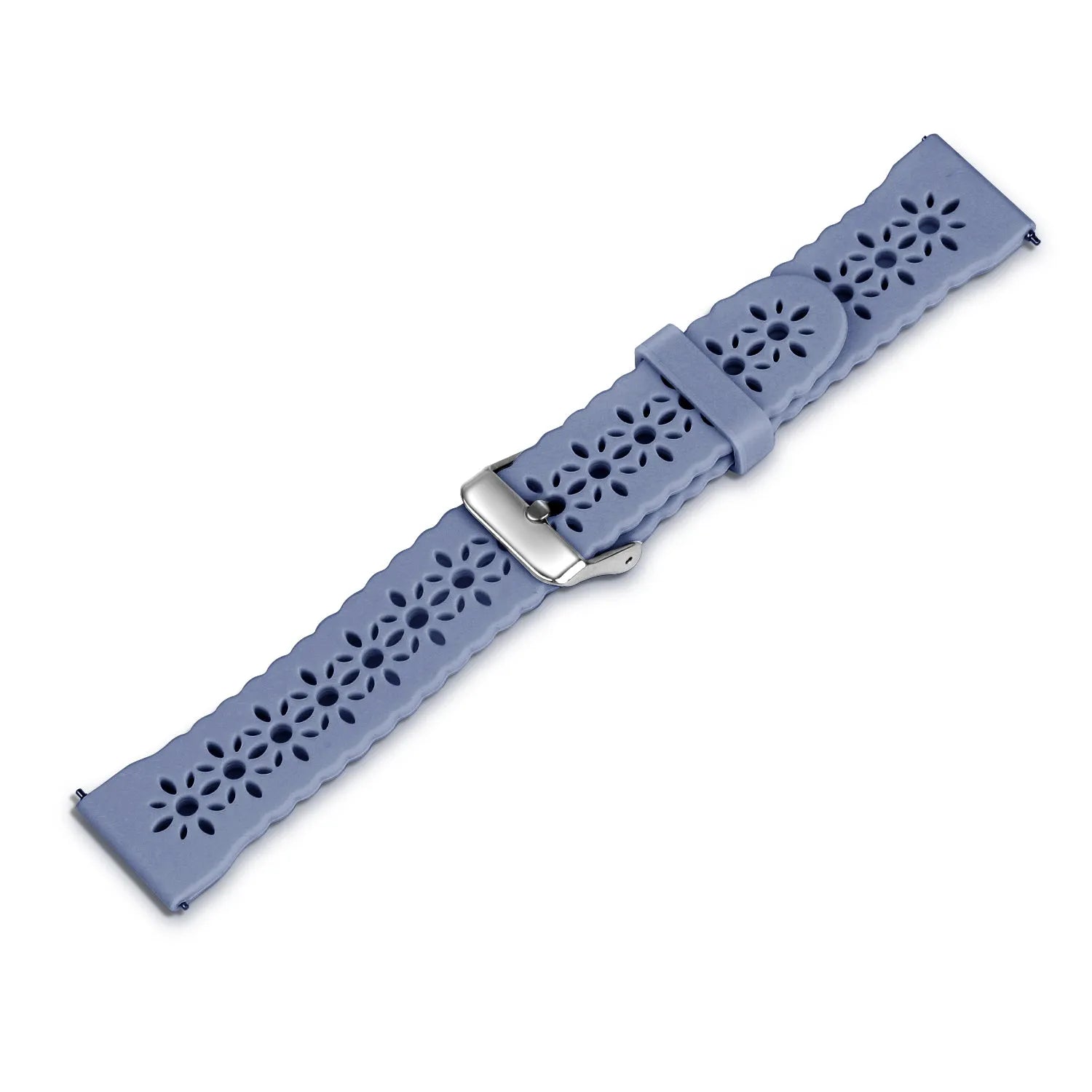 Amazfit Active Patterned Silicone Strap (Lavender Grey)
