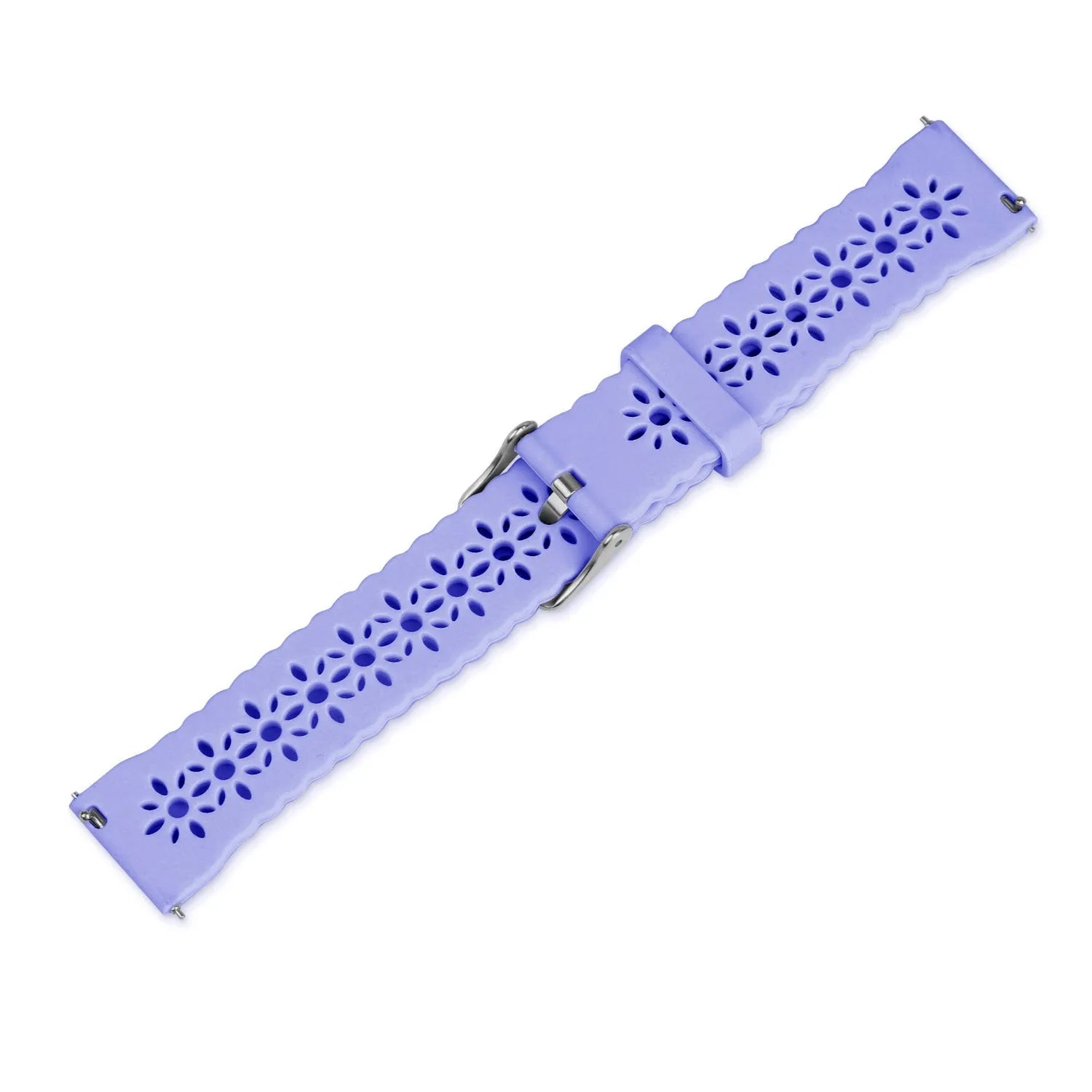 Correa de silicona con relieve Amazfit Bip 3 (Pro) (lila)