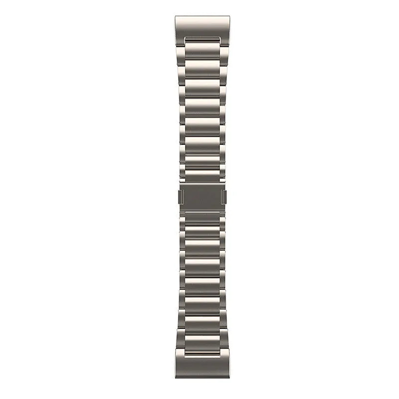 Magnetic Titanium Strap, laid flat, joined, direct top view