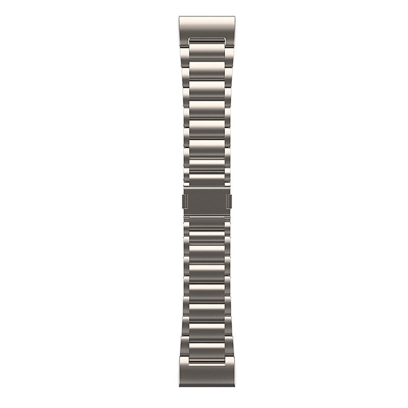 Magnetic Titanium Strap, laid flat, joined, direct top view