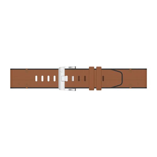 Garmin Fenix E Hybrid Lederarmband (Braun)