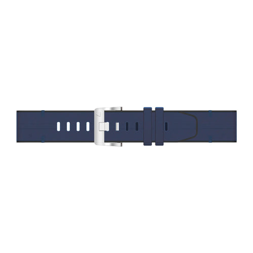Garmin Forerunner 965 Leather Hybrid Strap (Blue)