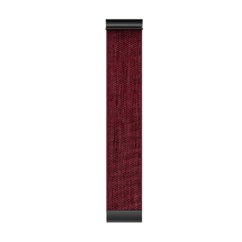 WHOOP 5.0 Knitted Nylon Armband (Weinrot)