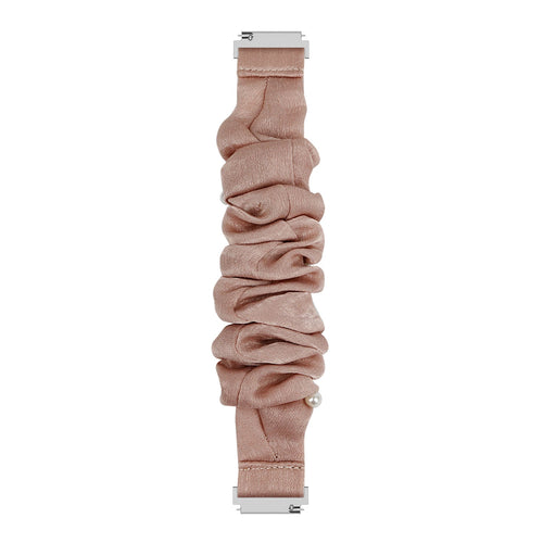 Huawei Watch GT 3 42mm Scrunchie Strap (Beige with Pearls)