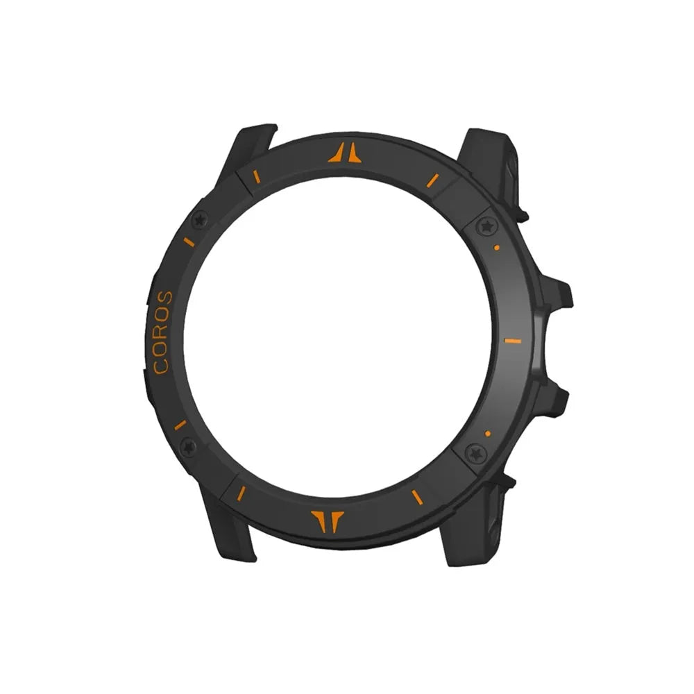 Coros Vertix 2s Hartschale-Hülle (Schwarz-Orange)