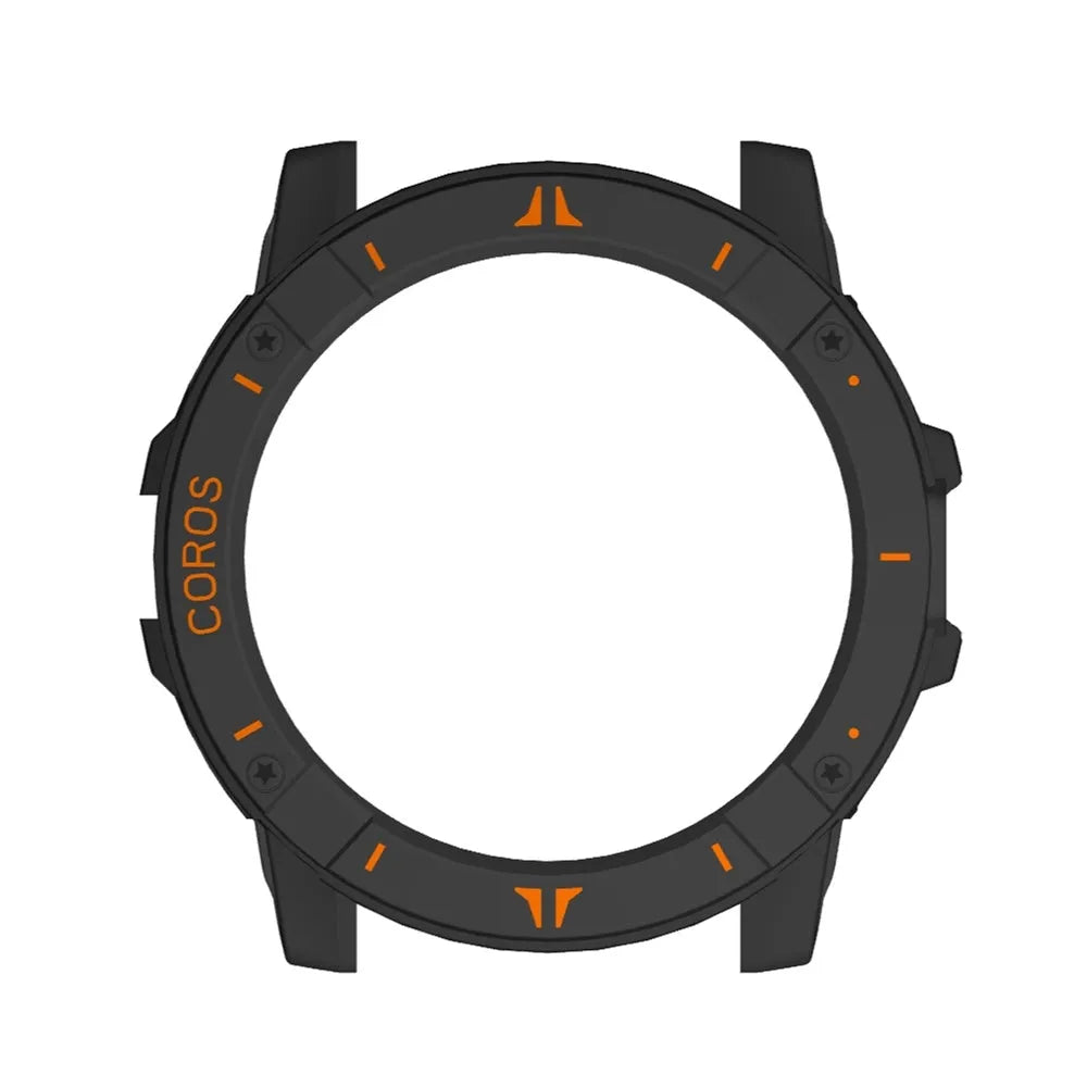 Coros Vertix 2s Hartschale-Hülle (Schwarz-Orange)