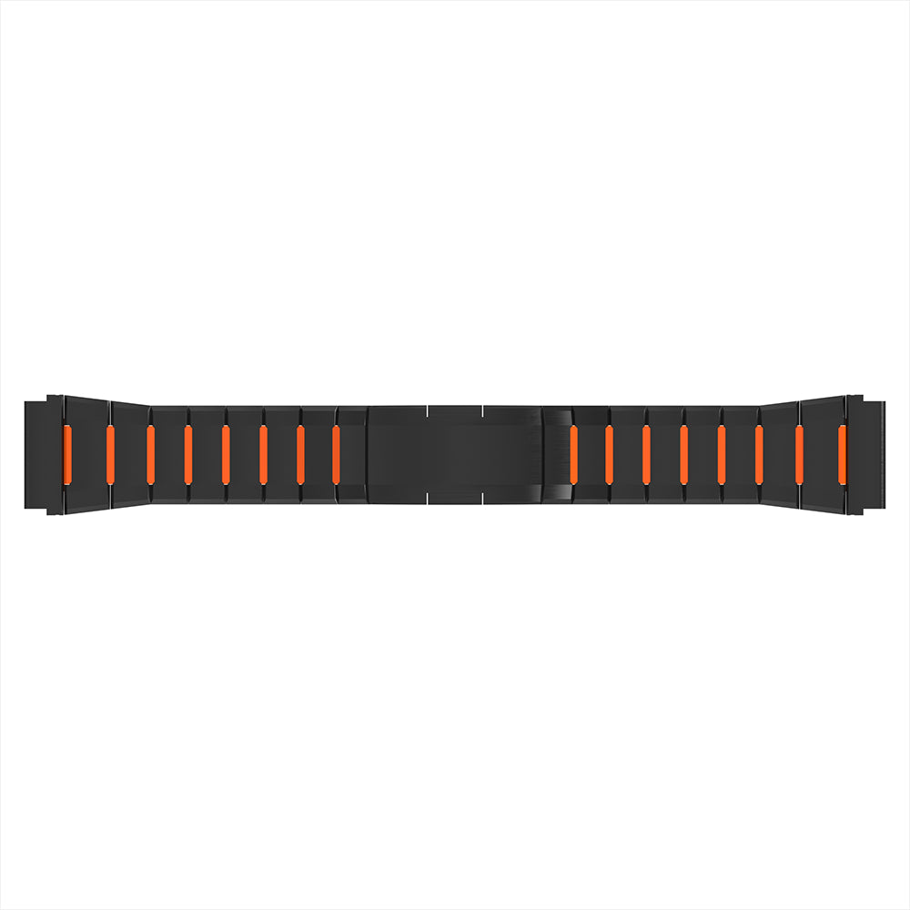 Oppo Watch X2 'One Push' Stahl-Hybridarmband (Schwarz/Orange)