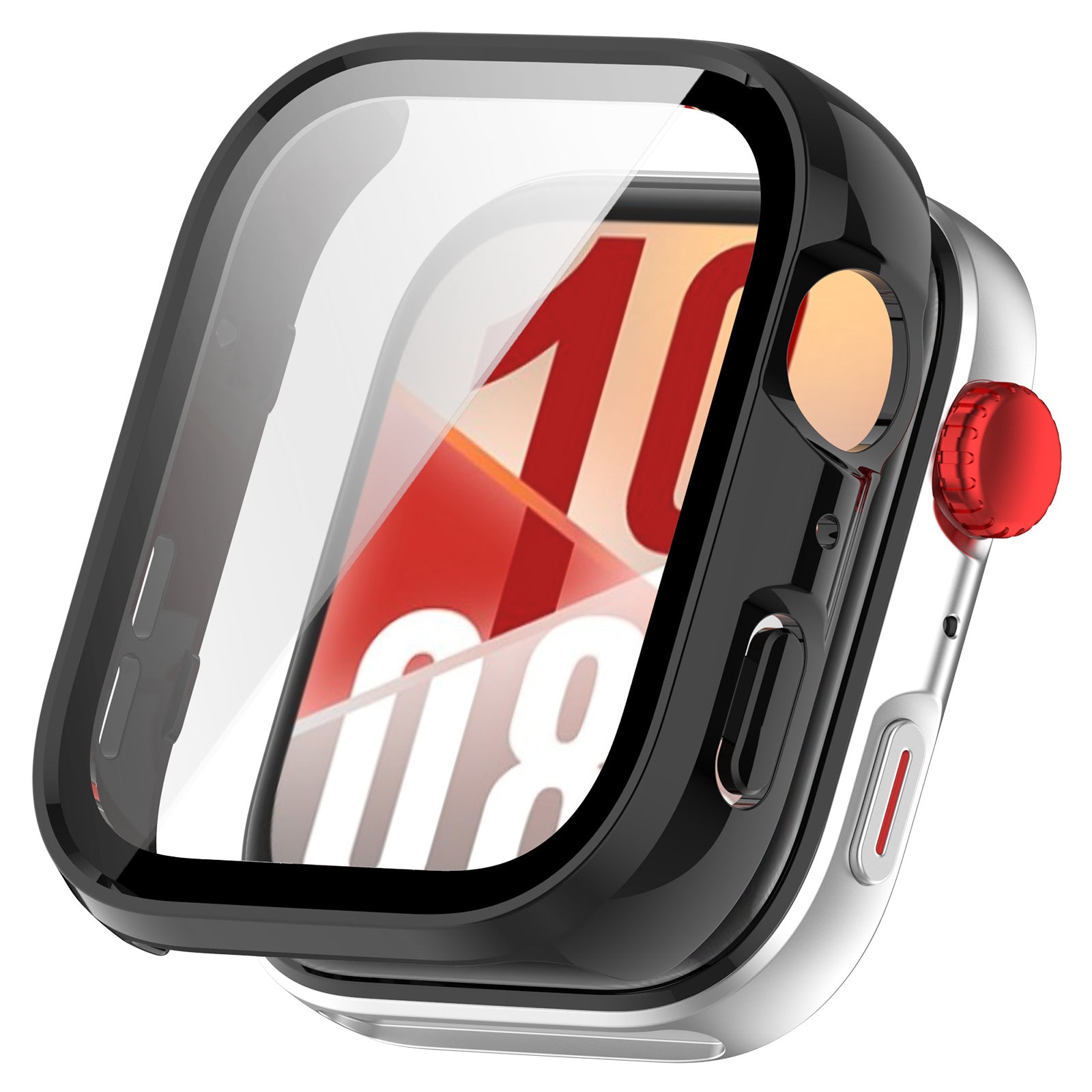 Huawei Watch Fit 4 Hard Case with Glass (Black)