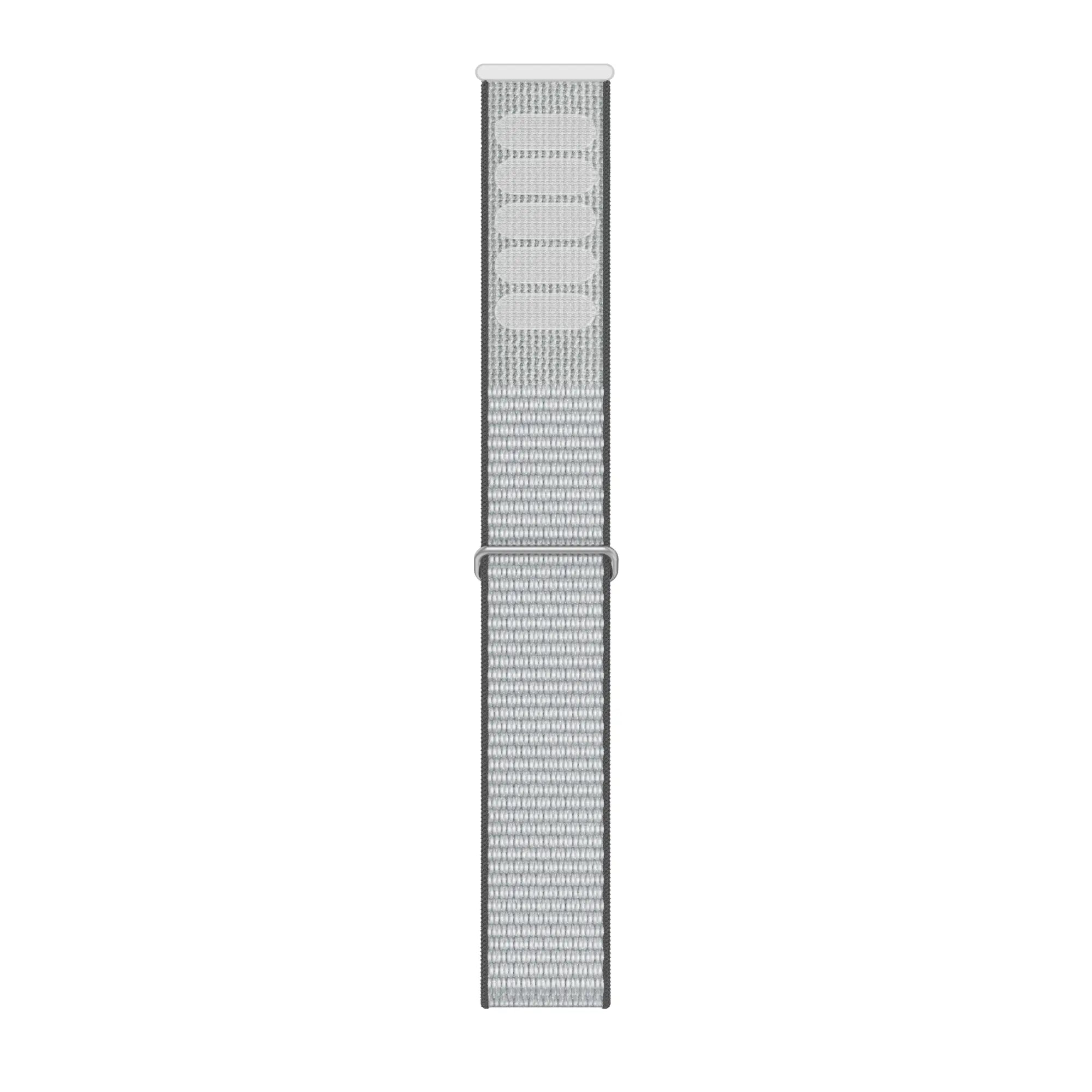Bandz Garmin Cirqa Nylon Band für Biceps (Grau/Weiß)