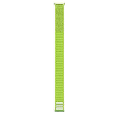 Nylon Strap 'Classic', lime, laid flat, joined, direct top view