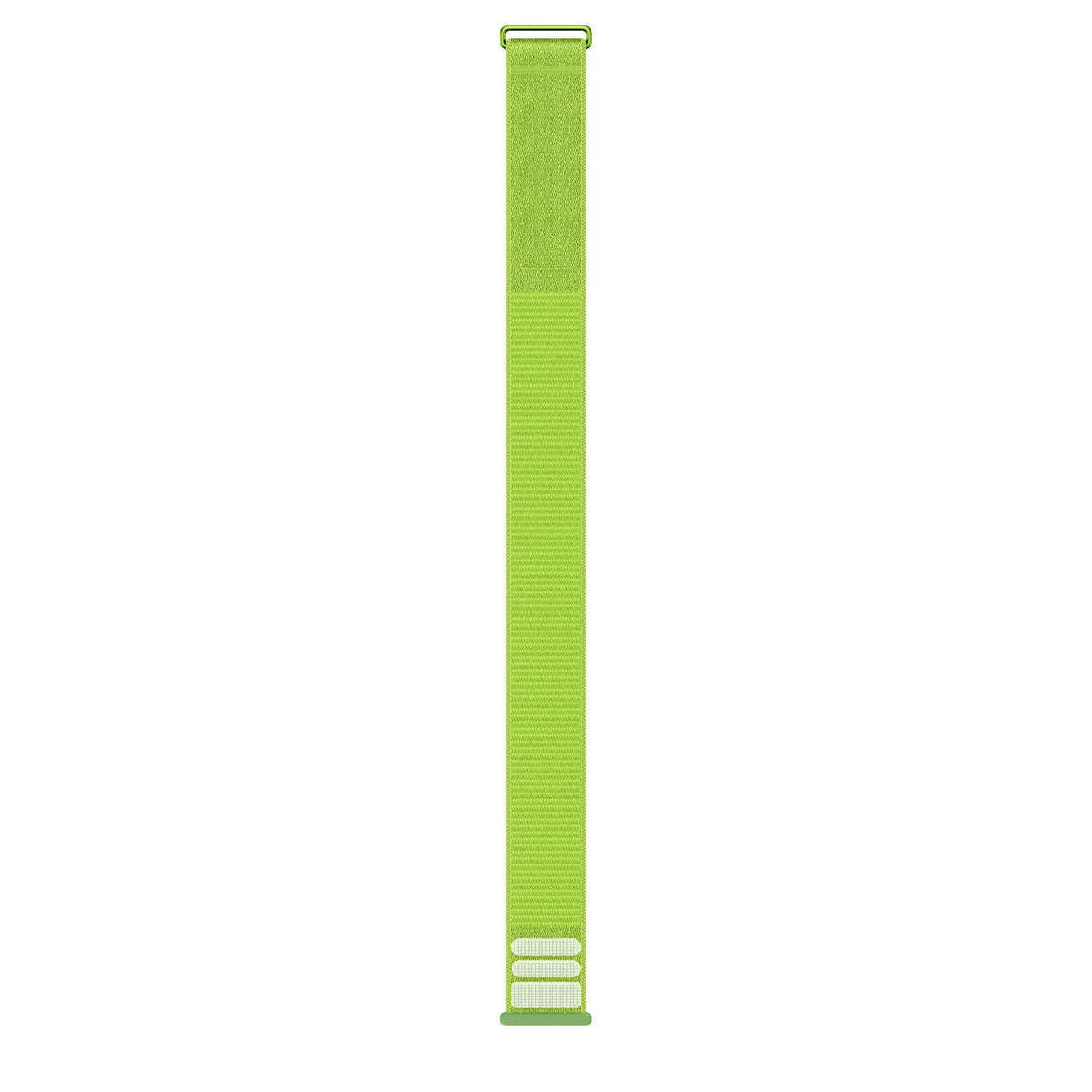 Nylon Strap 'Classic', lime, laid flat, joined, direct top view