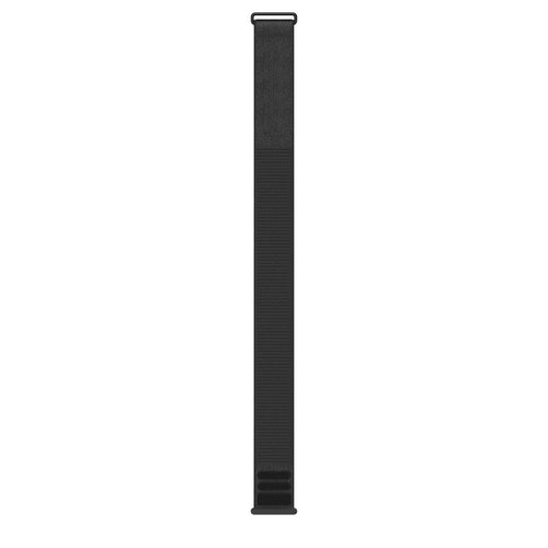 Nylon Strap 'Classic', rock black, laid flat, joined, direct top view