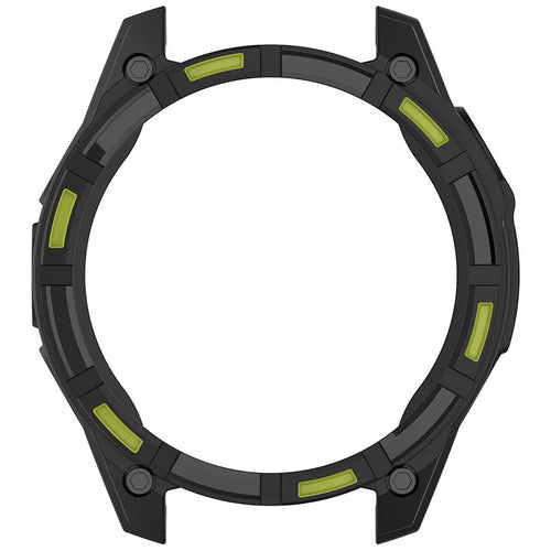 Garmin Fenix 8 - 47mm AMOLED robustes TPU Hülle (Schwarz/Grün)