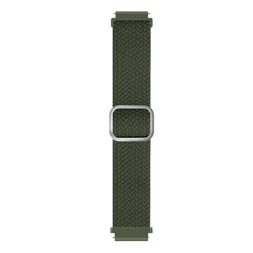 Watch Strap Woven Nylon 22mm - Quick Release (Green)