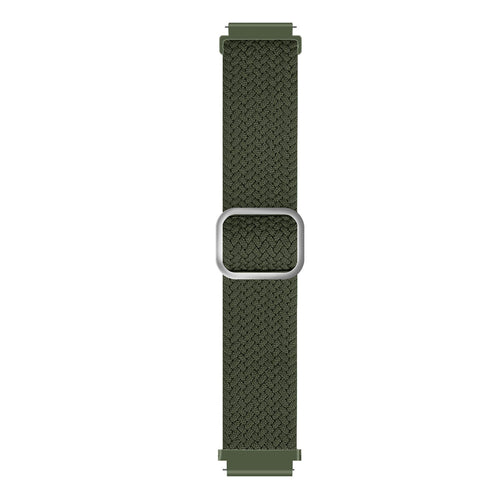 Withings ScanWatch Nova Adjustable Braided Strap (Green)