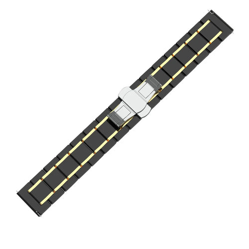 Oppo Watch X2 Mini Ceramic Link Strap (Black/Gold)