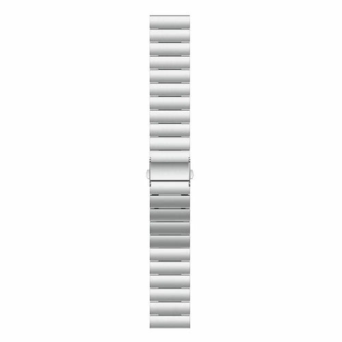 Bracelet acier/métal premium Oppo Watch X3 (argent)
