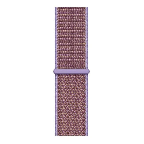 Nylon Strap, lilac, laid flat, joined, direct top view