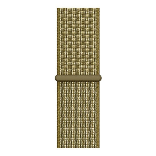 Nylon Strap, olive, laid flat, joined, direct top view