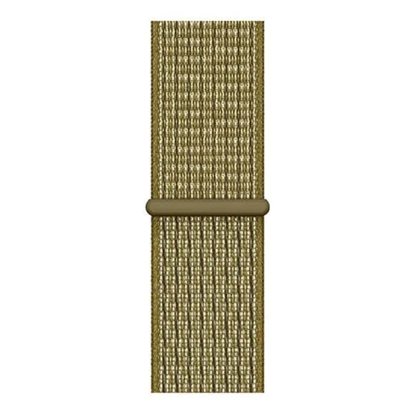 Nylon Strap, olive, laid flat, joined, direct top view