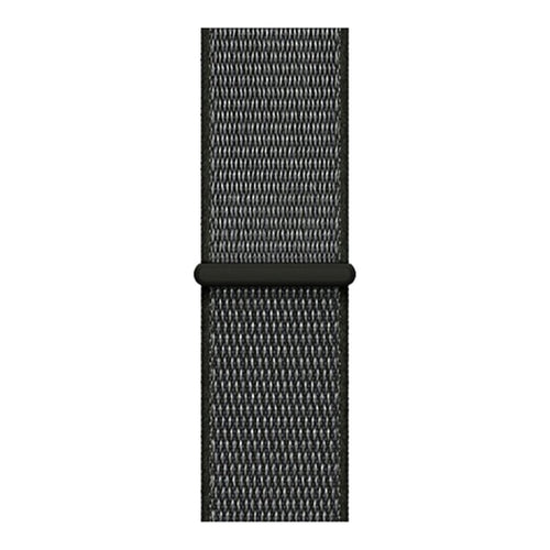 Nylon Strap, green, laid flat, joined, direct top view