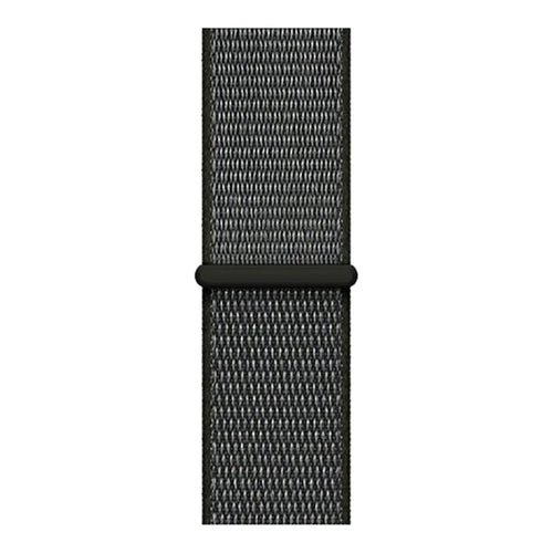 Nylon Strap, green, laid flat, joined, direct top view