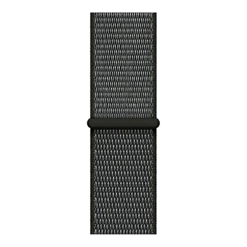 Nylon Strap, green, laid flat, joined, direct top view