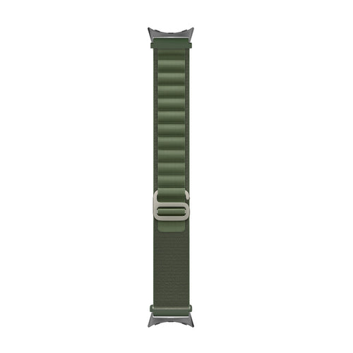 Google Pixel Watch 5 - 45mm Alpine Nylon Armband (Grün)