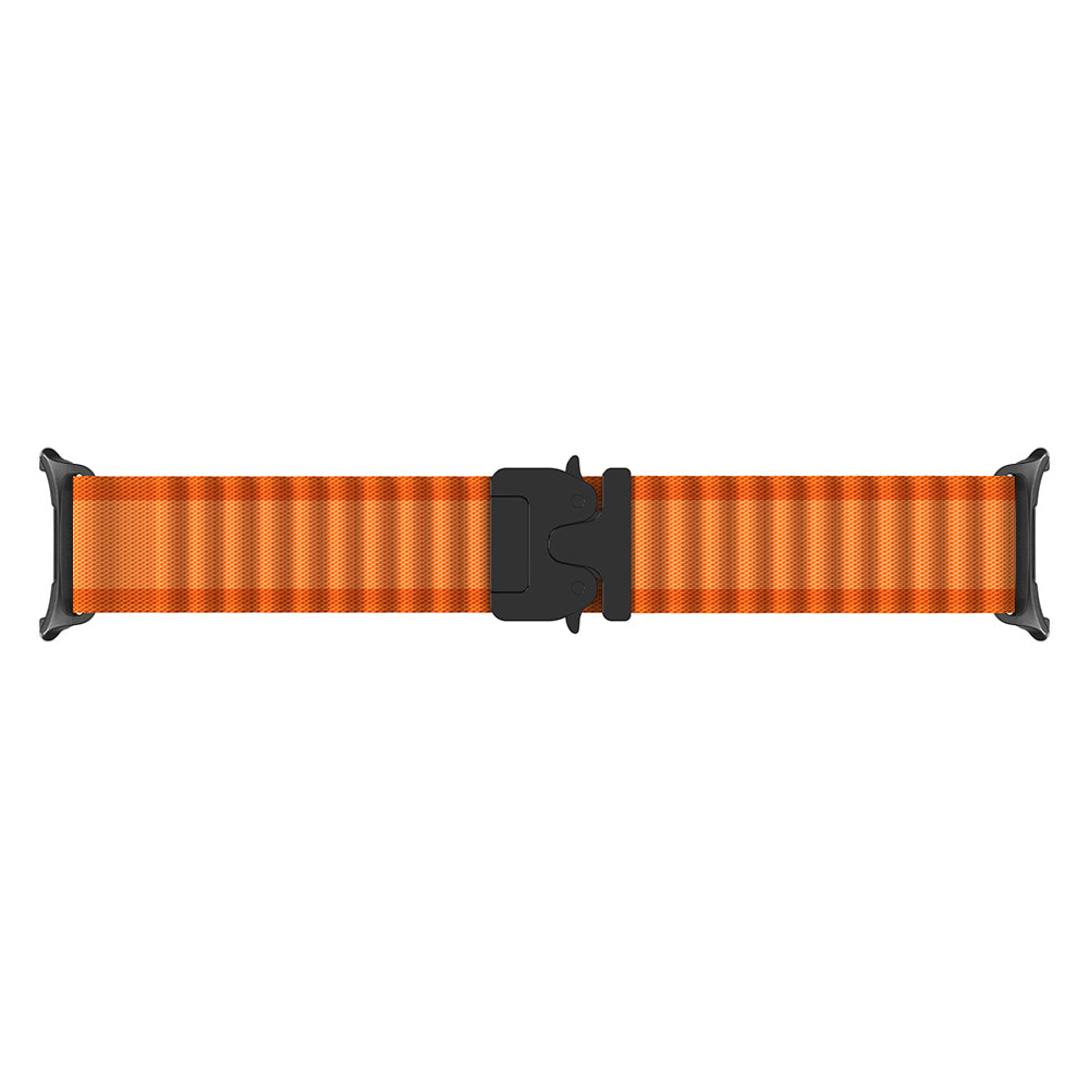 Correa nylon Outdoor con hebilla-P Samsung Galaxy Watch 8 - 40mm (naranja/negro)
