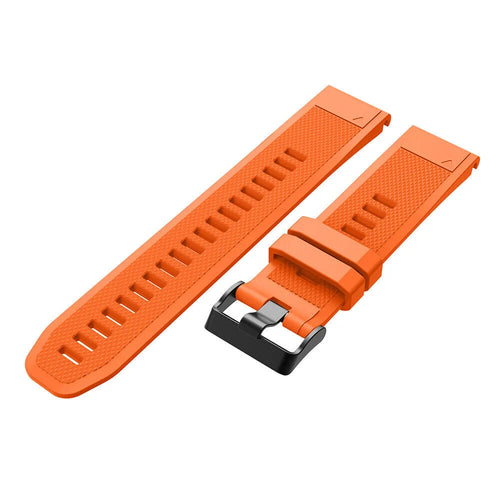Bracelet silicone Garmin Tactix 8 - 47mm (orange)