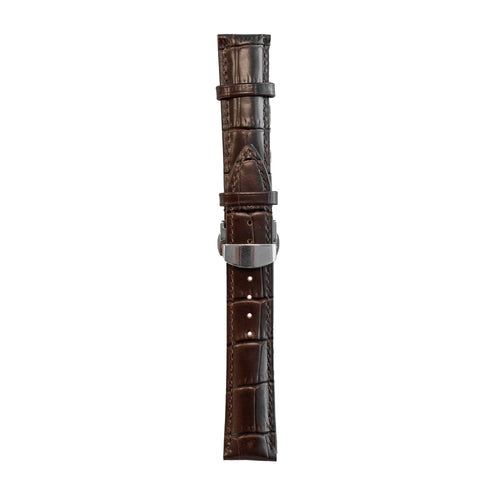Amazfit Bip U (Pro) Luxury Leather Strap (Dark Brown)