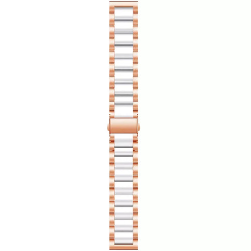Amazfit GTS 4 Steel Strap (Rose Gold/White)