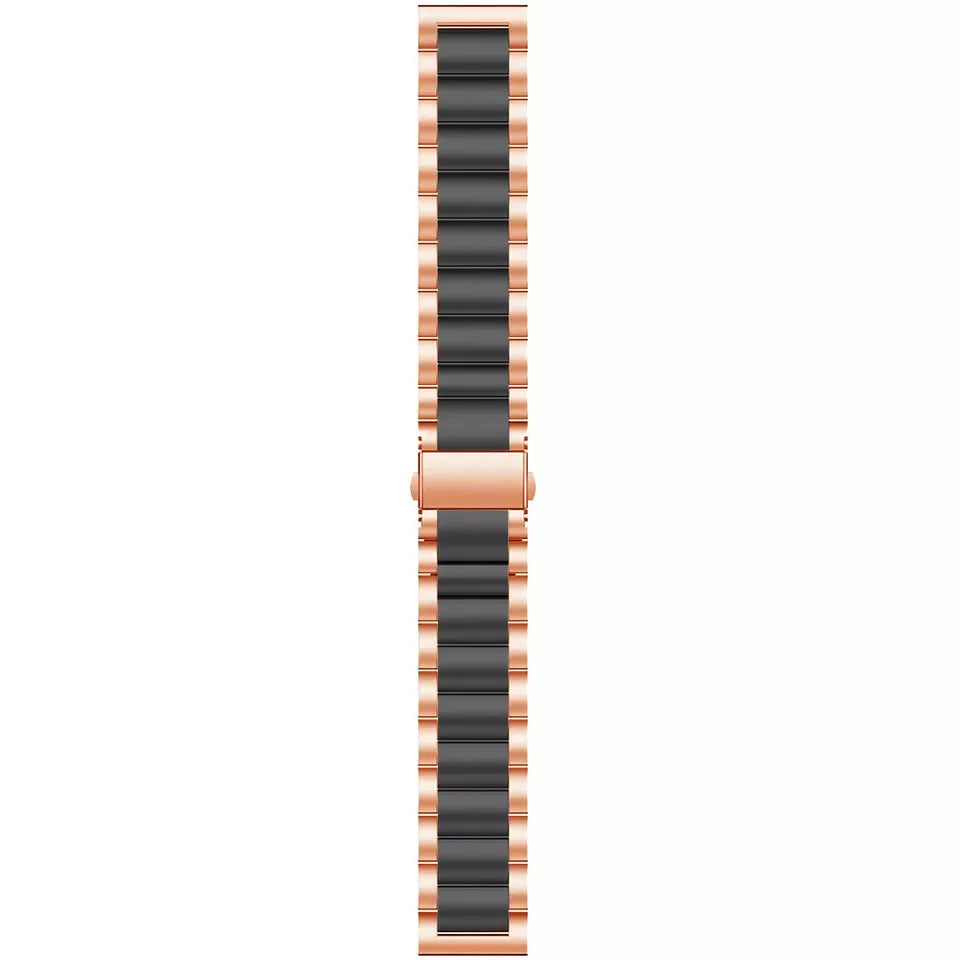 Bracelet acier Oppo Watch X3 (or rose/black)