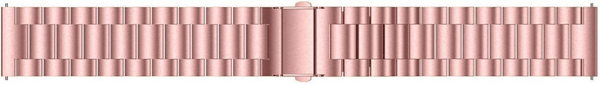 Steel Strap, pink, laid flat, joined, direct top view
