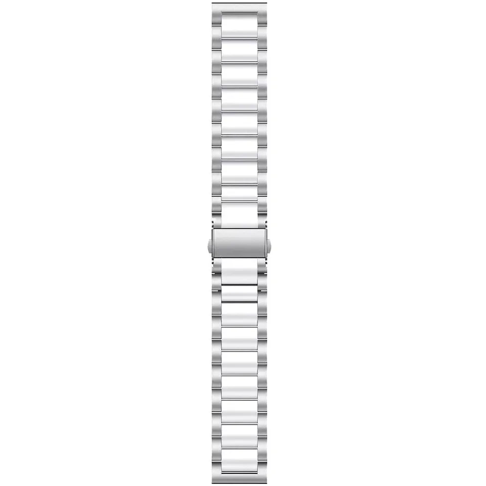 Amazfit GTS 4 Steel Strap (Silver/White)