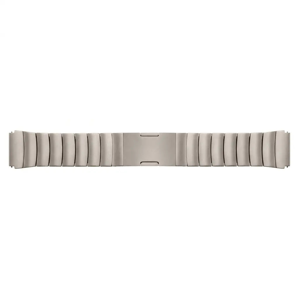 One Bead Titanium Strap, laid flat, joined, direct top view