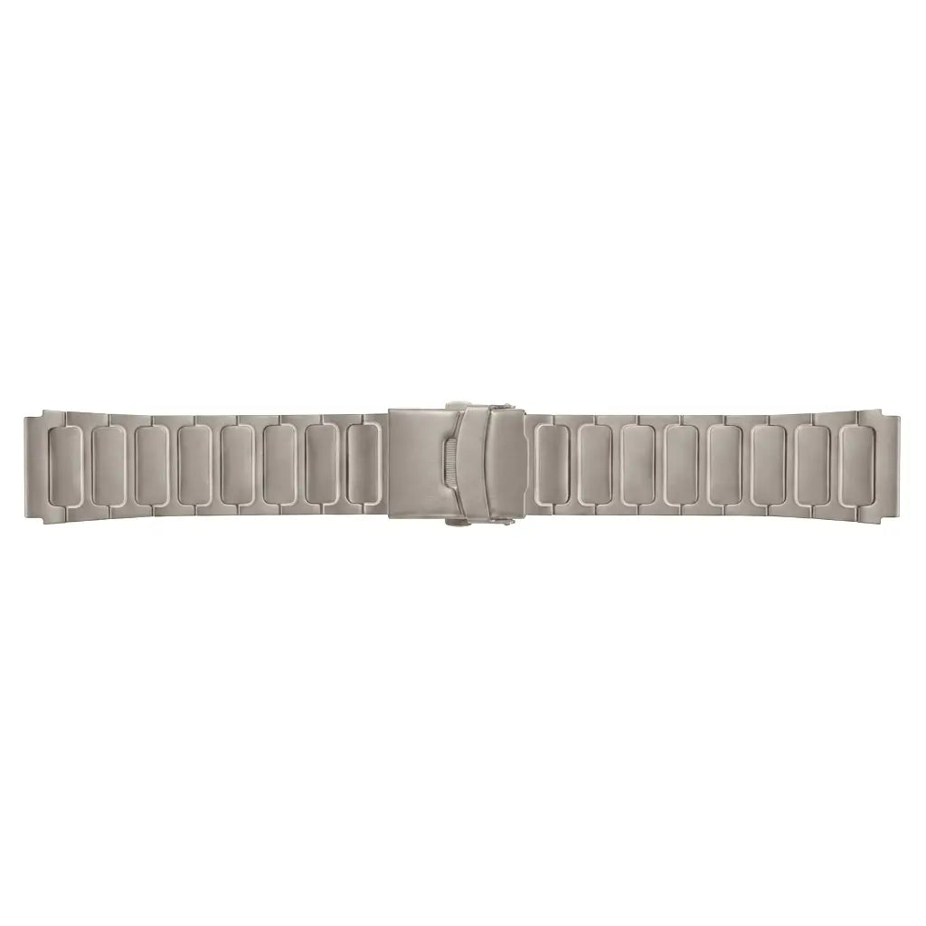 Turtle Titanium Strap, laid flat, joined, direct top view