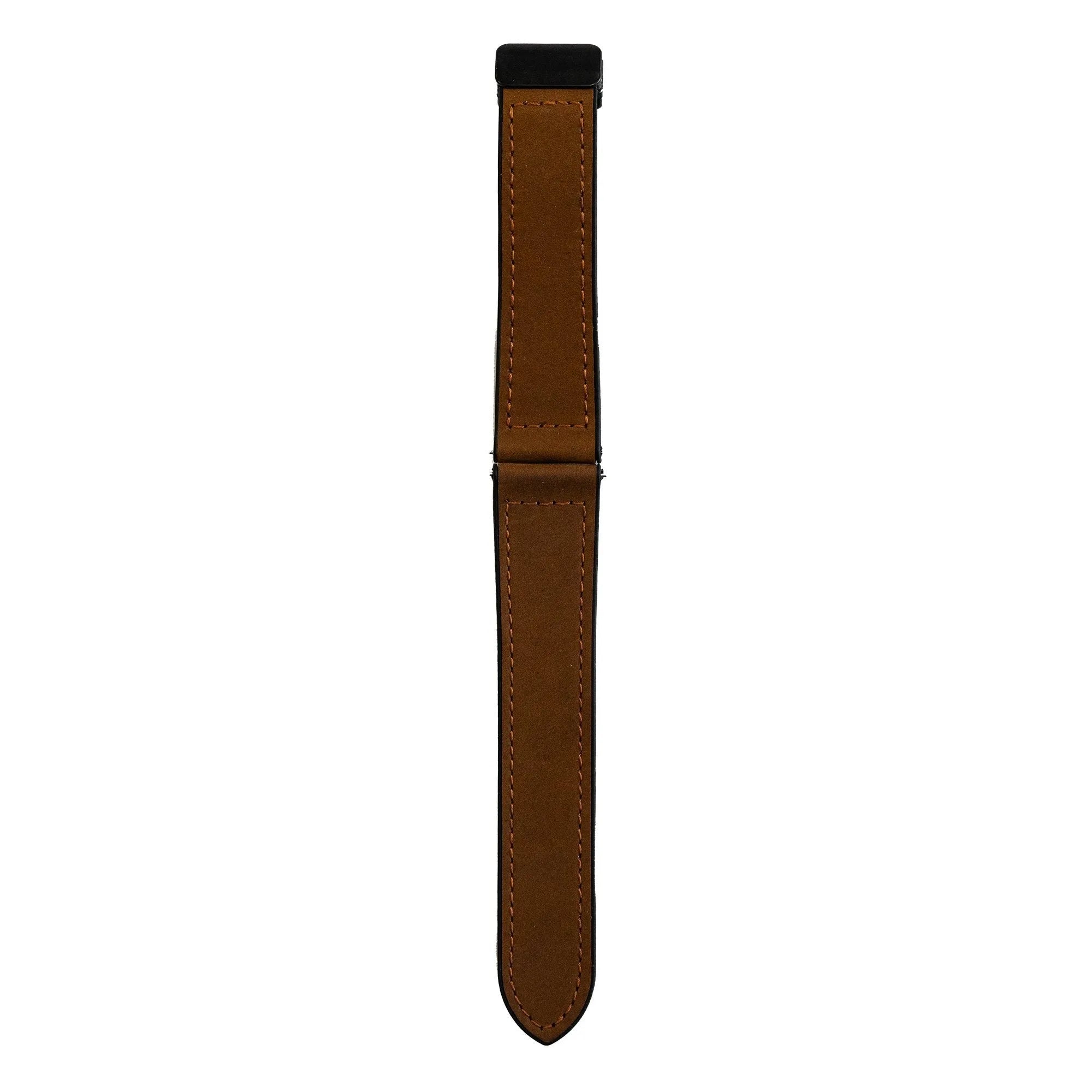 Amazfit Balance 2 Lederarmband mit D-Schließe (Dunkel Braun)