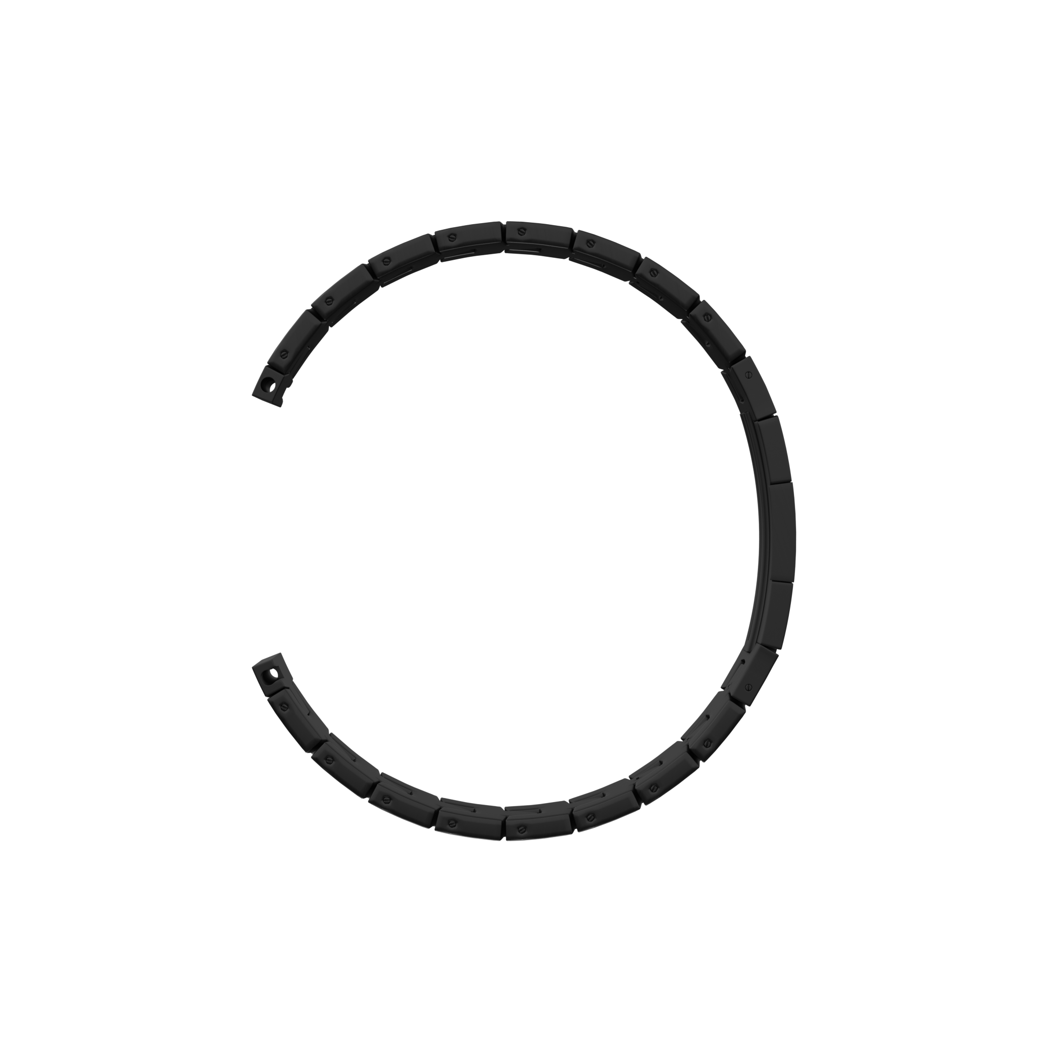 Bracelet titane granulé Coros Apex 2 Pro (boucle plate) (graphite)