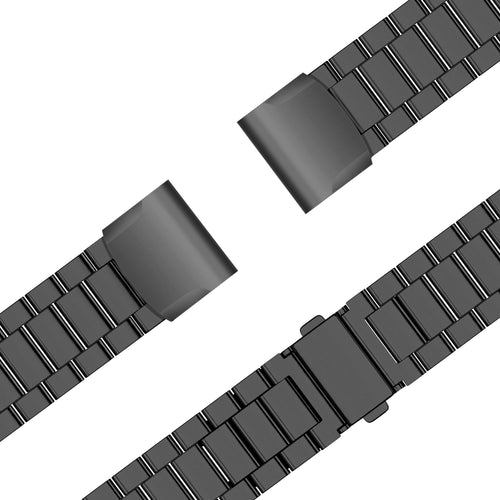 Bandz Garmin D2 Mach 2 - 47mm Stahlarmband 'Classic' (Schwarz)