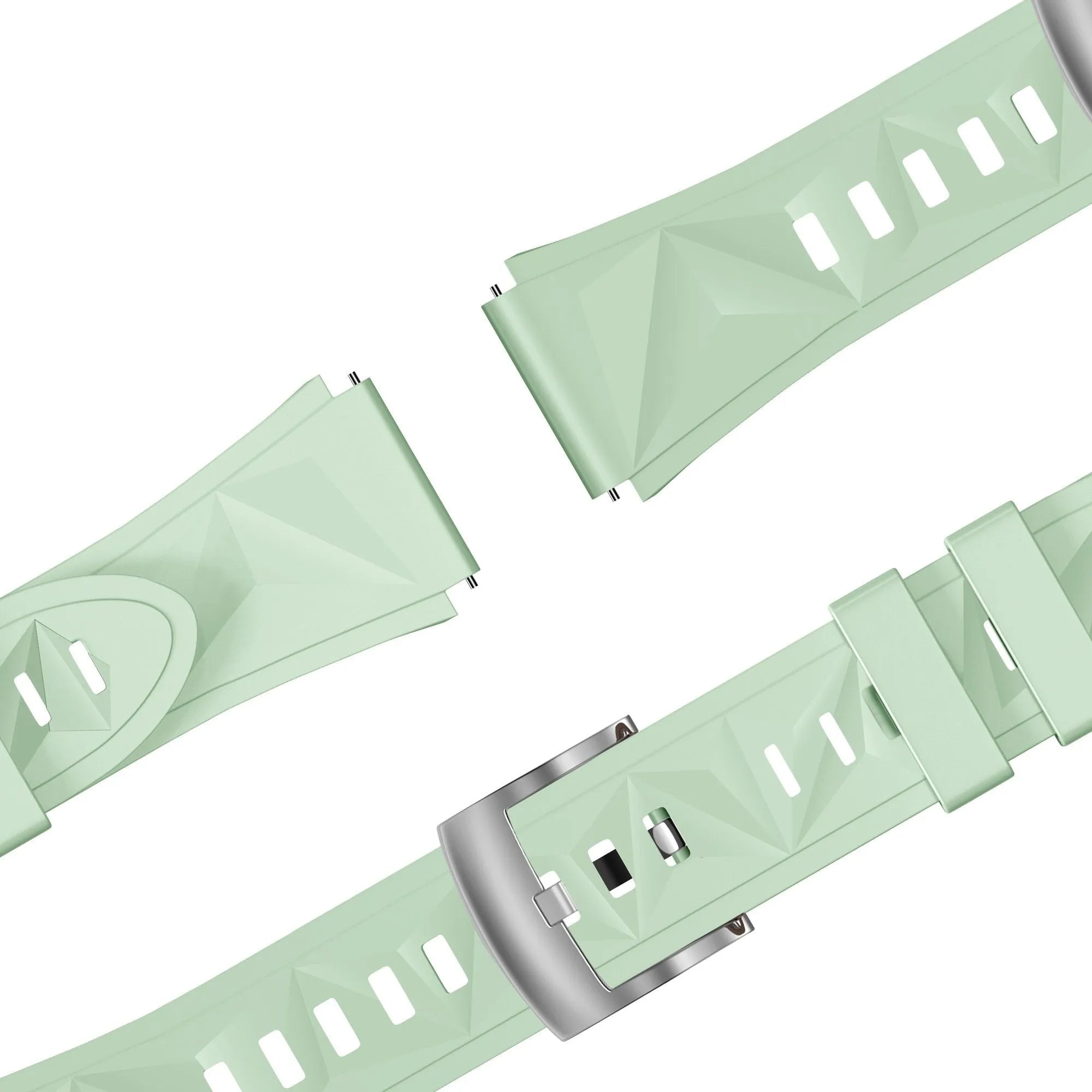Bandz Bracelet silicone 'Easy Fit' Oppo Watch X2 Mini (vert clair)