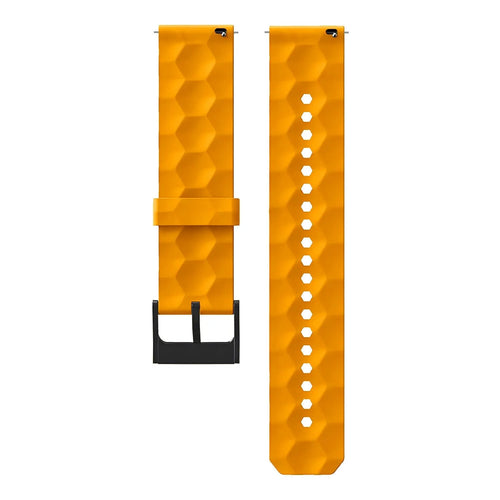 Coros Apex 42mm silicone hexa band (oranje)